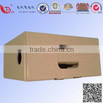 Water -Proof,Recycle Eco-friendly Paper Material Carton Box Corrugated box With Handle