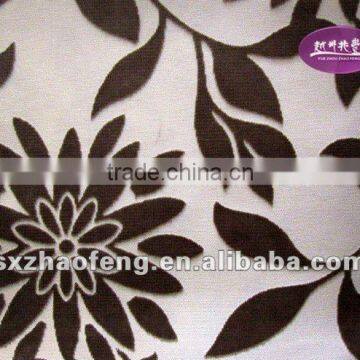 woven burnt out velvet curtain fabric for furniture