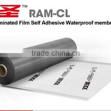 Cross Laminated film self adhesive bitumen membrane roofing membrane