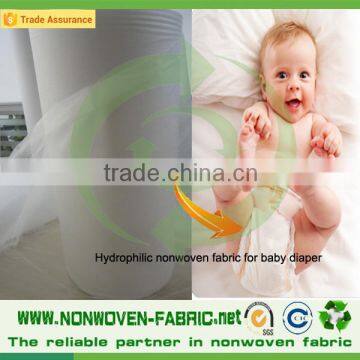PP Hydrophilic Non-woven/ Non woven Fabric for Baby Diaper