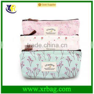 Countryside Flower Floral Cosmetic Makeup Bag Pouch