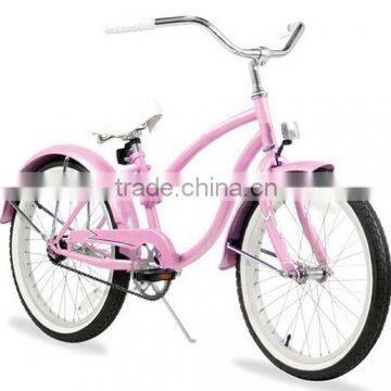 20 inch pink girl beach cruiser bike KB-BC-Z29