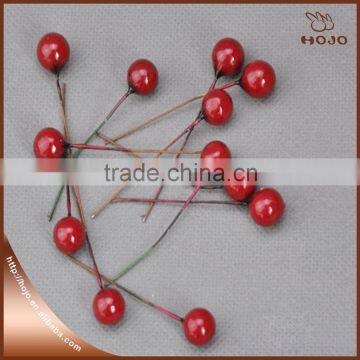 Christmas tree decoration simulation foam fruit 10mm handmade red style