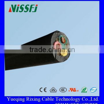 China Manufacturing Product 3 Core Cable Rubber Wire Led Strings Light Bare Tin-plated Copper Cable