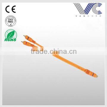 High end CU 1M2F automatic RCA Y Cable China Manufacturer