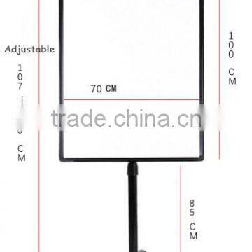 Hot sale Mobile Flipchart easel stand with extensions arms for teaching or training