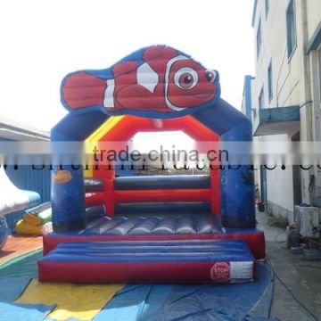 red carp inflatable bouncer for kids and adults