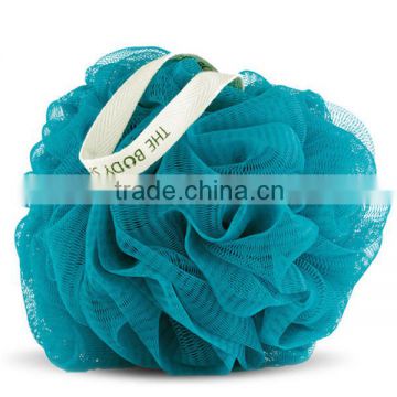 high quality PE blue bath ball/color bath ball