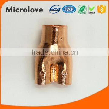 High quality air condition copper tee supplier