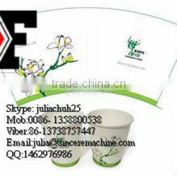 Flexo Printing Pe Coated Paper Glass sleeve /cup Paper Sheets