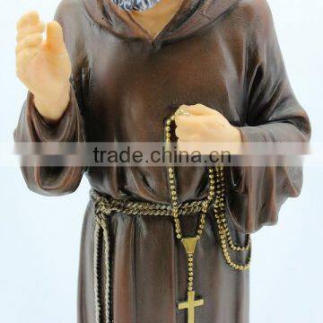 Polyresin St Saint Padre Pio Statue Catholic Religious Items photo-6