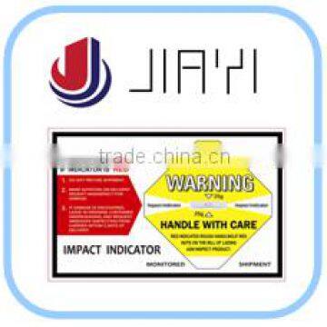 High Quality Impact Indicator Shock Sensor Shockwatch Impact Monitoring Customize Available