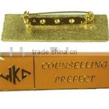 Hight Quality Scutcheon Customized Company Logo Nameplate Work Card With Pin photo-2