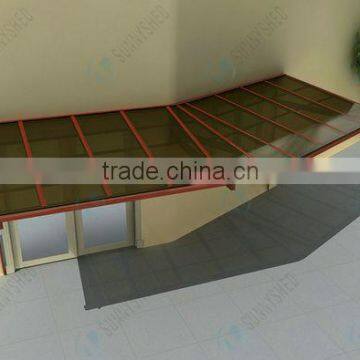 15 Years Bayer Polycarbonate Sheet Anti-UV Weather Resistance Awning photo-3