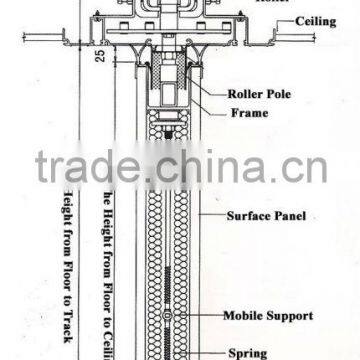 Folding Movable Partitions Wooden Wall Panel photo-3