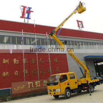 High quality aerial work bucket platform truck