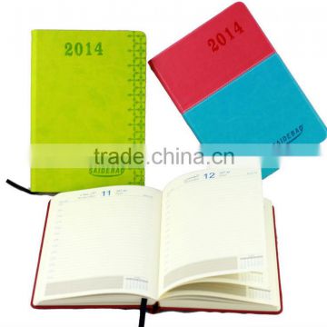 2015 Latest Pu Leather Agenda Planner Notebook For Sale