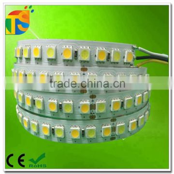 White /Warm white two color 5050 smd led flexible strip light 120LEDs/M