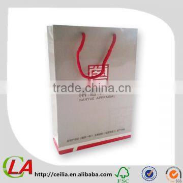 Factory Made Glossy Art Paper Promotional Paper Bag