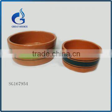 Hotsale Antique Style Ceramic Dog Bowls Pet Food Bowl photo-3