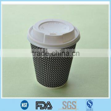 Ribbed Paper Coffee Cups/ribbed Paper Coffee Cups With Lid/ribbed Paper Coffee Cups With Logo photo-4