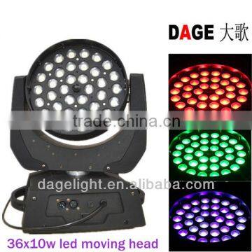 led moving head beam ZOOM 36x10w 4in1