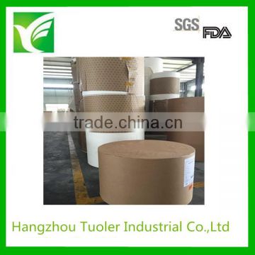 HZTL Customized size food grade disposable single PE coated cup paper for paper cup