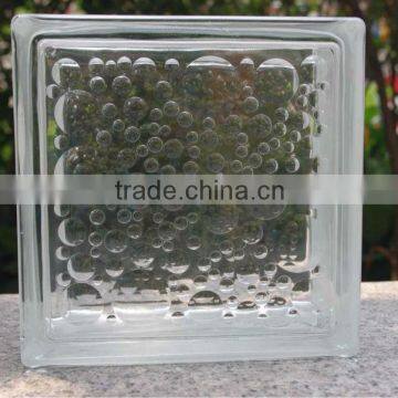 Clear Water bubble glass block