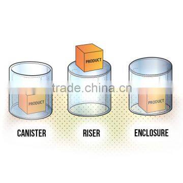 Customized High quality acrylic cylinder, cylinder container