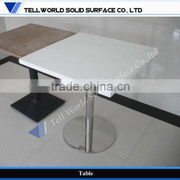 Top corain top&stainless steel base Artificial marble table top