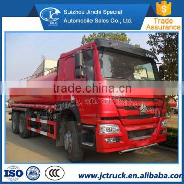 Export selling sinotruck howo 6*4 12000liter Sprinkling fire truck manufacturer in China