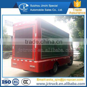 New product left hand drive mobile advertising truck on sale