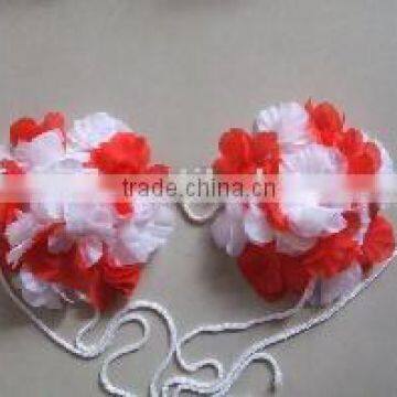 Selling flower bra,huawaii lei