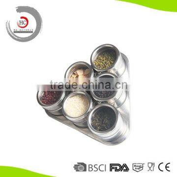 Stainless Steel Magnetic Spice Jar Magnetic Spice Rack Magnetic Spice Container HC-FG1 Supplier's Choice photo-5