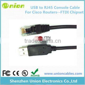 USB to Serial RJ45 Console / Rollover Cable photo-2