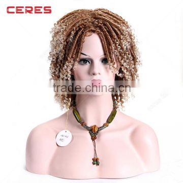 new development elastic cap top grade free catalogs synthetic fiber dreadlocks wig