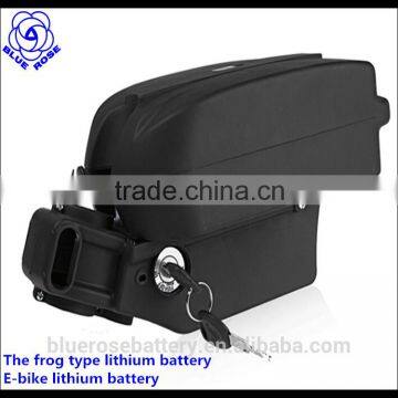 E-bike lithium battery 36V 8Ah The frog type battery