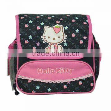 600D shoulder strap book/school bag with pencil case