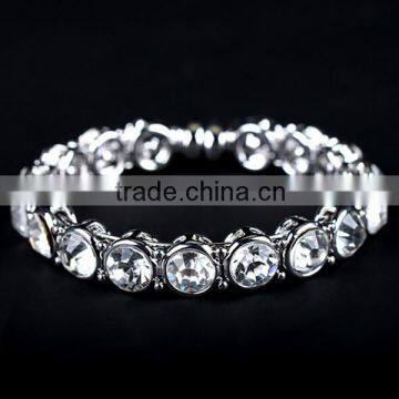 Artificial Yellow Stone Zircon Women Lady Bracelet Link Charm Bracelet photo-2