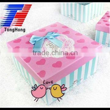 Exquisite high quality reasonable price gift packing boxes with lids for sale