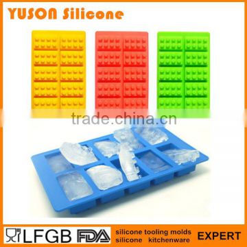 Novelty Minecraft Mini Candy Molds Silicone Rubber Ice Cube Tray