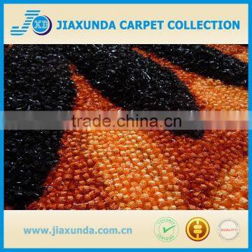 New Design Orange Colour 3D Tufted Carpets for Home Quality Choice