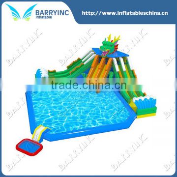 Where to buy PVC tarpaulin funny water games park , inflatable water park