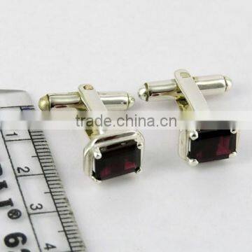 Natural Beauty !! Red Garnet 925 Sterling Silver Cufflinks, Silver Jewelry Manufacturer, Wholesale Cufflinks photo-5