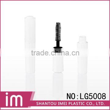 Empty mini applicator caps plastic mascara tubes with brush