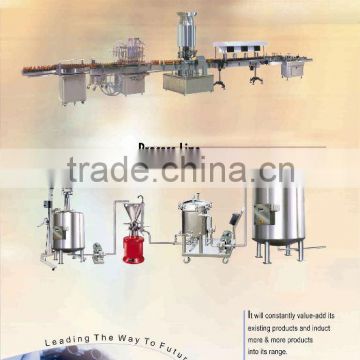 Automatic Powder Filling Line For Vial, Bottle, Jar, Tin