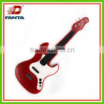 Handmade fashion art iron guitar ornaments with LED light for wall decor