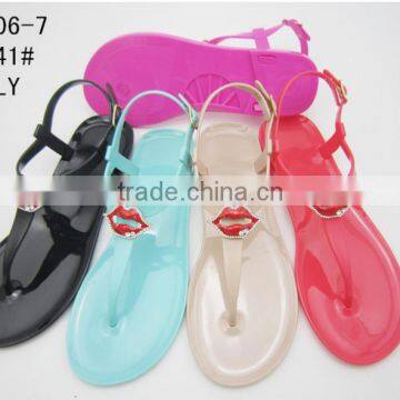 high-end western style ladies sandals shoes jewelly crystal shoes Jelly sandals shoes                        
                                                Quality Choice