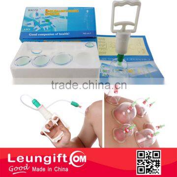 Family Use 6 Cups English language Cupping Ser