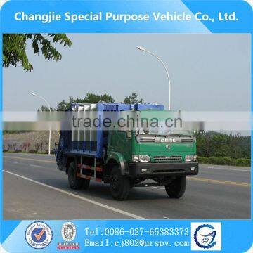 dongfeng 6cbm garbage truck,small garbage compactor truck for sale